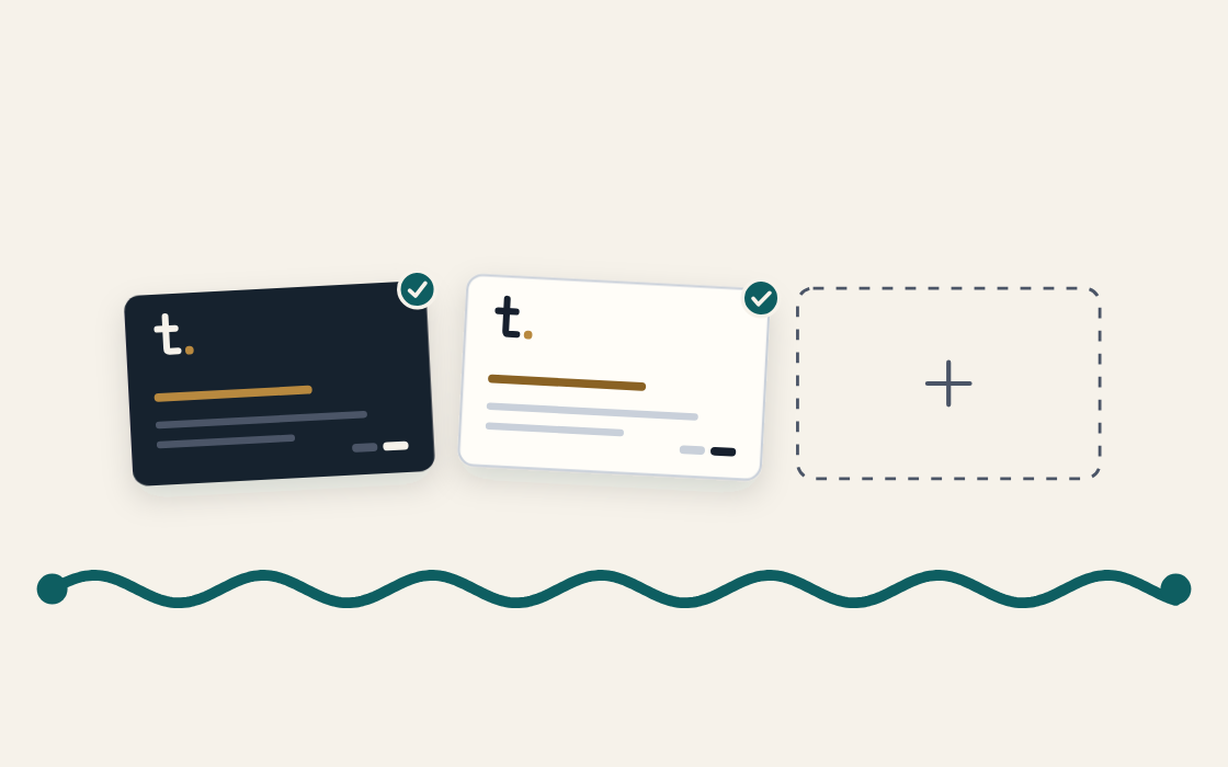 Two reviewed practice cards and an empty slot for the next two, above a teal coach line